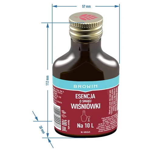 Esencia con sabor a cereza para 10 L - 100 ml - 5