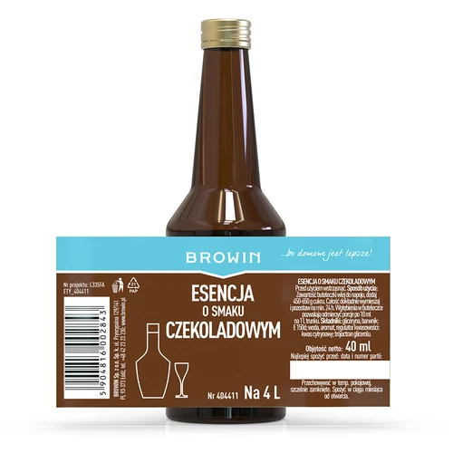Esencia con sabor a chocolate para 4 L - 40 ml - 7