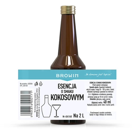 Esencia con sabor a coco para 2 L - 40 ml - 5
