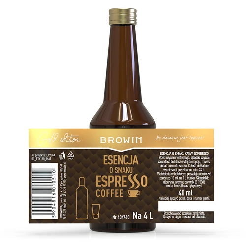 Esencia con sabor a espresso, para 4 L, 40 ml - 4
