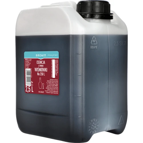 Esencia con sabor a licor de cereza, 2.5 L para 250 L de bebida lista - 2