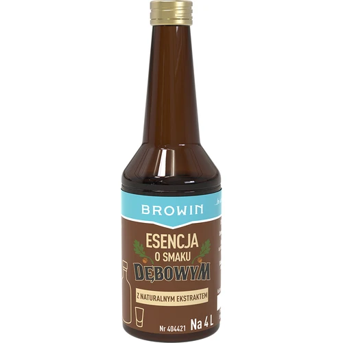 Esencia con sabor a roble con aroma y extracto natural - 40 ml, para 4 L