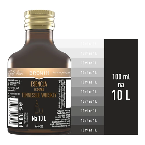 Esencia con sabor a Tennessee Whiskey para 10 L - 100ml - 5