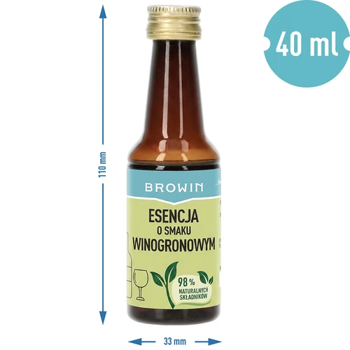 Esencia con sabor a uva, 40 ml - 6