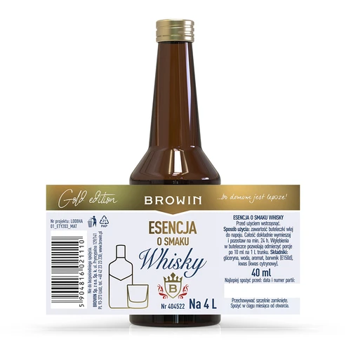 Esencia con sabor a Whisky 40ml - 4
