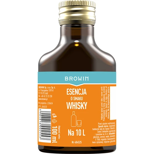 Esencia con sabor a Whisky para 10 L - 100 ml  - 1 