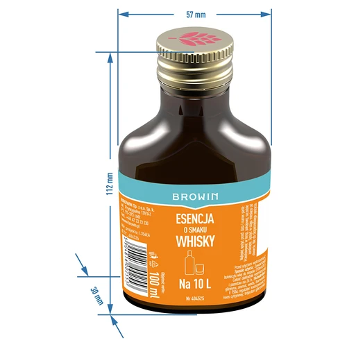 Esencia con sabor a Whisky para 10 L - 100 ml - 5