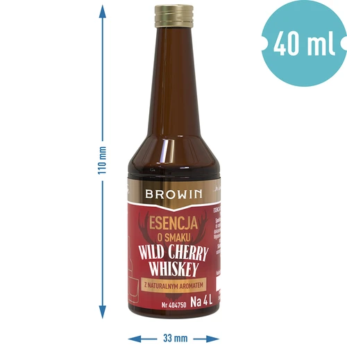 Esencia con sabor a Wild Cherry Whiskey 40 ml - 6