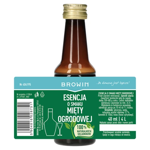 Esencia de hierbabuena para 4 L, 40 ml - 4