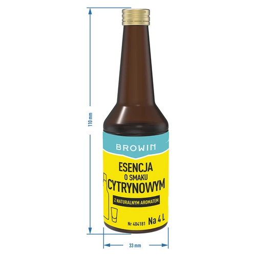 Esencia de limón con aroma natural para 4 L - 40 ml - 7