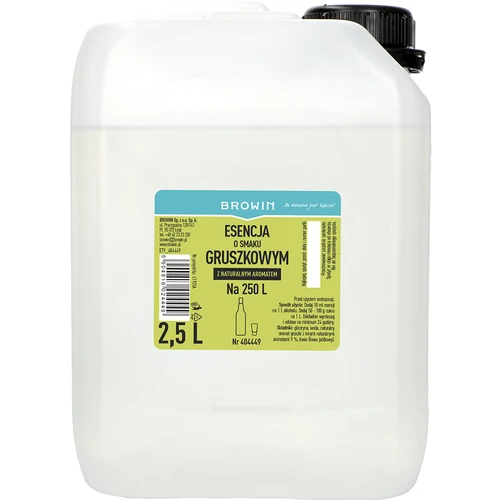 Esencia de pera con aroma natural, 2,5 L  - 1 