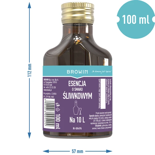 Esencja o smaku śliwkowym 100 ml - 6