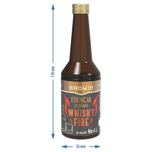 Esencja o smaku Whisky Fire na 4 L, 40ml - 7