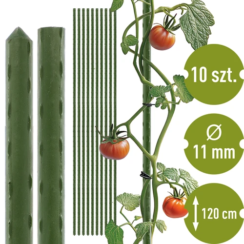 Estaca de acero recubierta de PE 1,2mx11mm (10 uds)  - 1 