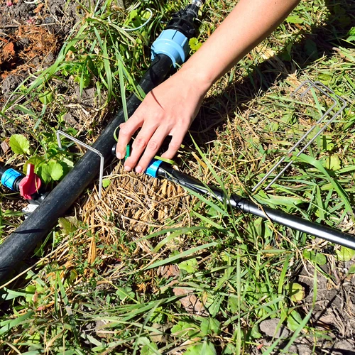 Estacas para tela agrícola tipo L 100 unidades - 10