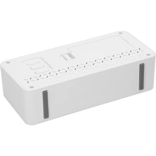 Estación meteorológica electrónica Soens - blanca, con reloj y calendario - 4