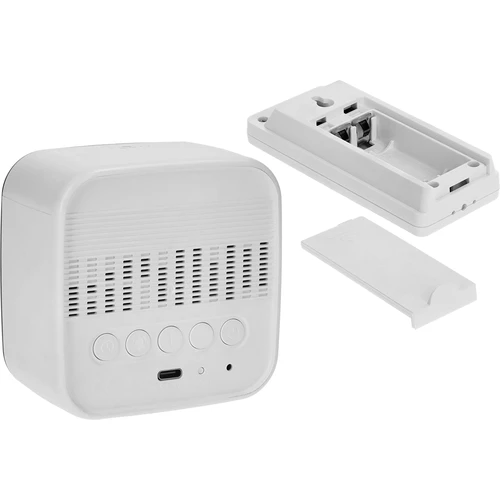 Estación meteorológica electrónica Soens - con sensor inalámbrico, despertador y luz - 3