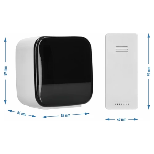 Estación meteorológica electrónica Soens - con sensor inalámbrico, despertador y luz - 4