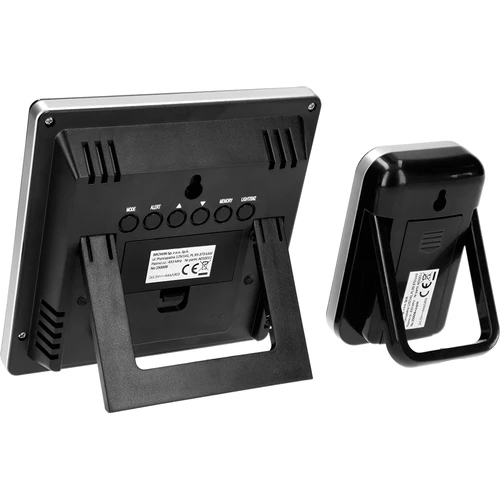 Estación meteorológica RCC, DCF–electr sin cable sensor negro - 4
