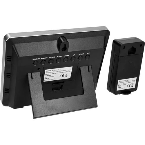 Estación meteorológica RCC–electr sensor inalámbrico negro - 7