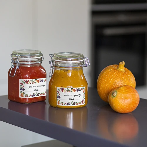 Etiquetas autoadhesivas 85/45mm - Frutas 20uds - 5