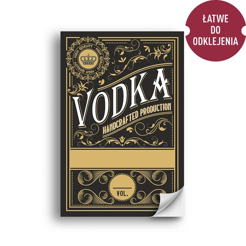 Etiquetas vodka - MIX 60/90mm autoadhesivas. 20 piezas - 6
