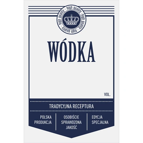 Etiquetas vodka - MIX 60/90mm autoadhesivas. 20 piezas - 5
