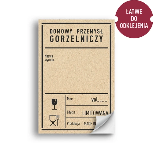 Etiquetas vodka - PRL 60/90mm autoadh. 20uds - 2