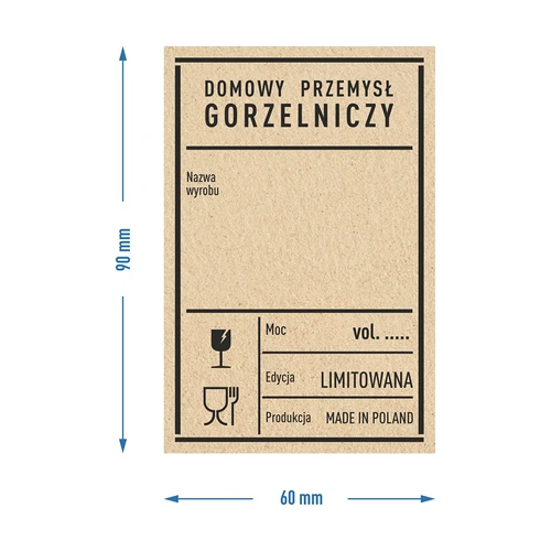 Etiquetas vodka - PRL 60/90mm autoadh. 20uds - 4