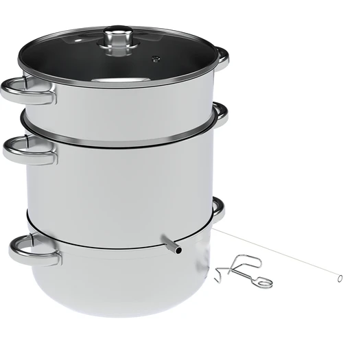 Extractor de zumo al vapor de acero inoxidable 8 L