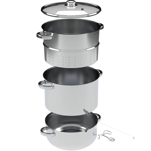 Extractor de zumo al vapor de acero inoxidable 8 L - 2