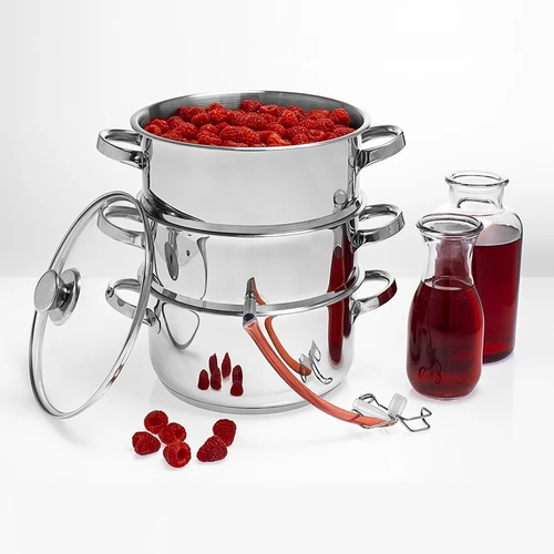 Extractor de zumos al vapor de acero inoxidable con vaporera, 5 L - 11
