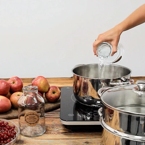 Extractor de zumos al vapor de acero inoxidable con vaporera, 5 L - 13