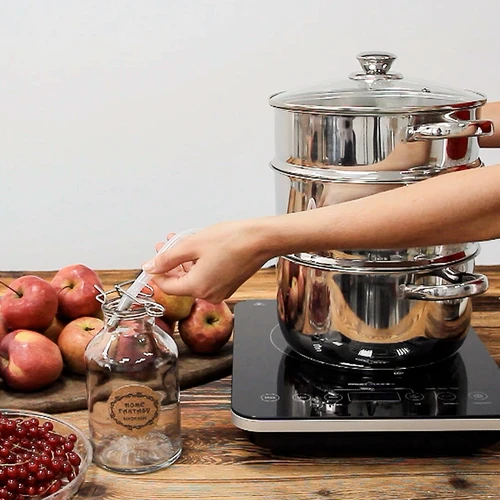 Extractor de zumos al vapor de acero inoxidable con vaporera, 5 L - 14