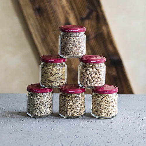 Frasco 212ml con tapa burdeos fi66/4 - 6uds. - 5