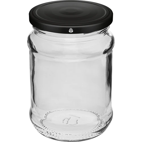 Frasco 250ml tapa negra fi66/4 - 6uds. - 2