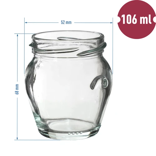 Frasco Ánfora 106ml fi53 con tapa de color 8 uds. - 6