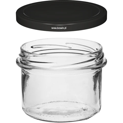 Frasco recto 235ml con tapa negra fi82 - 6uds. - 3