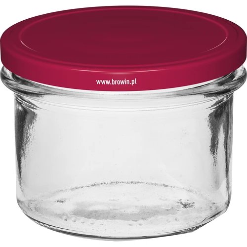 Frasco simple 235ml con tapa burdeos fi82 - 6 unidades - 2