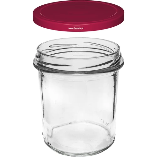 Frasco simple 350ml con tapa burdeos fi82 - 6 unidades - 3
