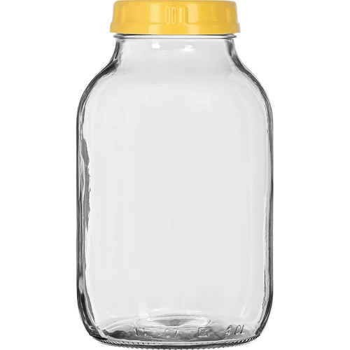 Frasco twist-off 4 L y tapa de plástico fi 100 con asa - 3