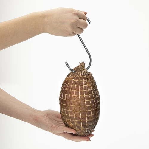 Ganchos para ahumar - en S, corte a 45°, 5 mm x 150 mm, 5 uds. - 6