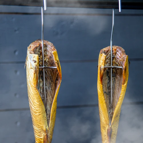 Ganchos para ahumar pescado - triples, 5 piezas - 5