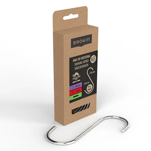 Ganchos para ahumar - S, afilados 5mm x 150mm 5 uds. - 2
