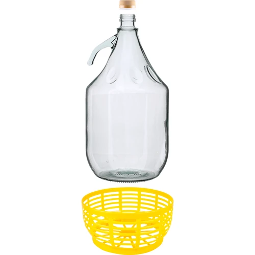 Garrafa Dama 5L con cesta y tapa - 2