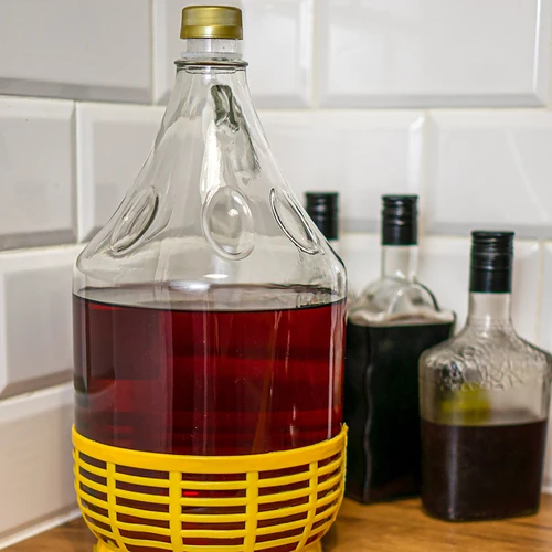 Garrafa Dama 5L con cesta y tapa - 4