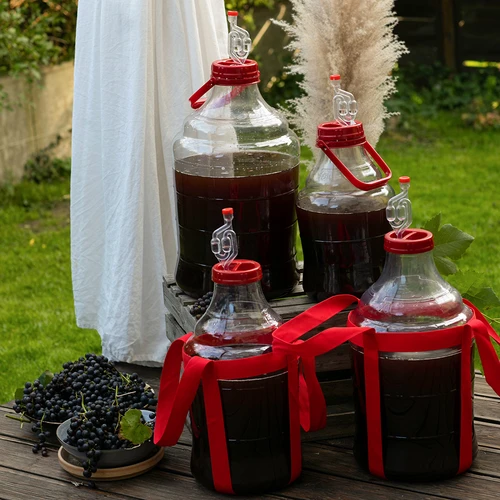 Garrafa para vino ligera, irrompible, con asa, 20L - 11