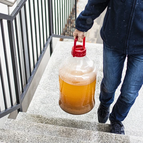 Garrafa para vino ligera, irrompible, con asa, 20L - 15