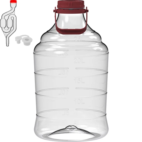 Garrafa para vino ligera, irrompible, con asa, 25L - 2