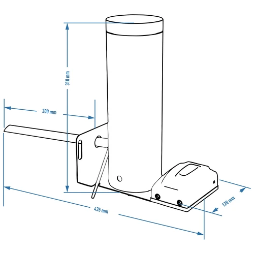 Generador de humo dragON JET 1 LONG con bomba - 8